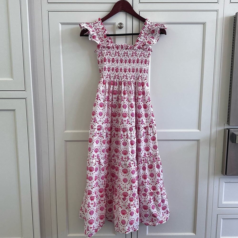 MINT- HILL HOUSE XXS Nap Dress, Mermaid & Shell print